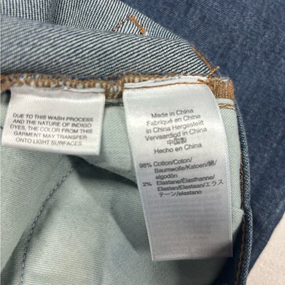 J crew - Point Sur denim Blue Cropped Distressed Jeans 27x27 - Picture 7 of 9